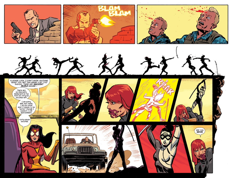 Illustration for article titled Marvel artists walk through the creation of kickass fight sequences in comics